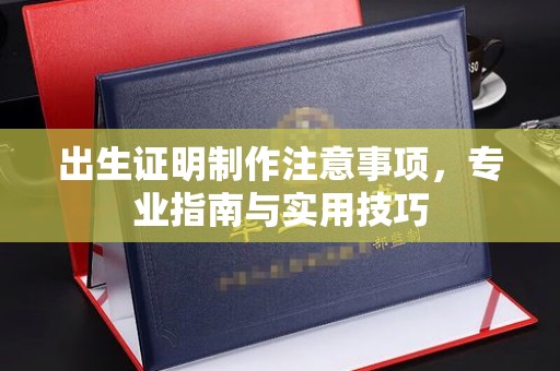 睢阳出生证明制作注意事项，专业指南与实用技巧