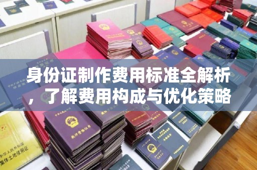 睢阳身份证制作费用标准全解析，了解费用构成与优化策略